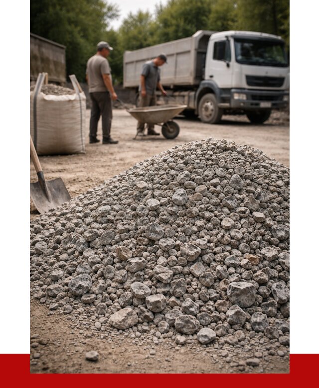 Гранитный щебень фракция 20-40 в Лыткарине от 3278 руб. ПРОНЕРУДЛтк