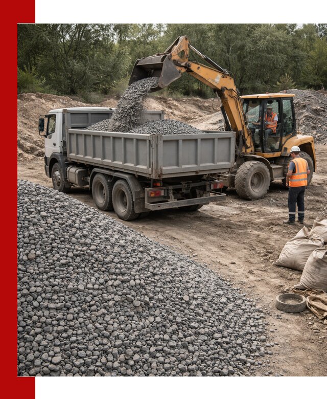 Доставка гравийного щебня в Лыткарине оптом и в розницу
