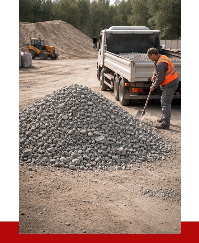 Гравийный щебень фракция 5-10 в Лыткарине от 2253 р. | ПРОНЕРУДЛтк