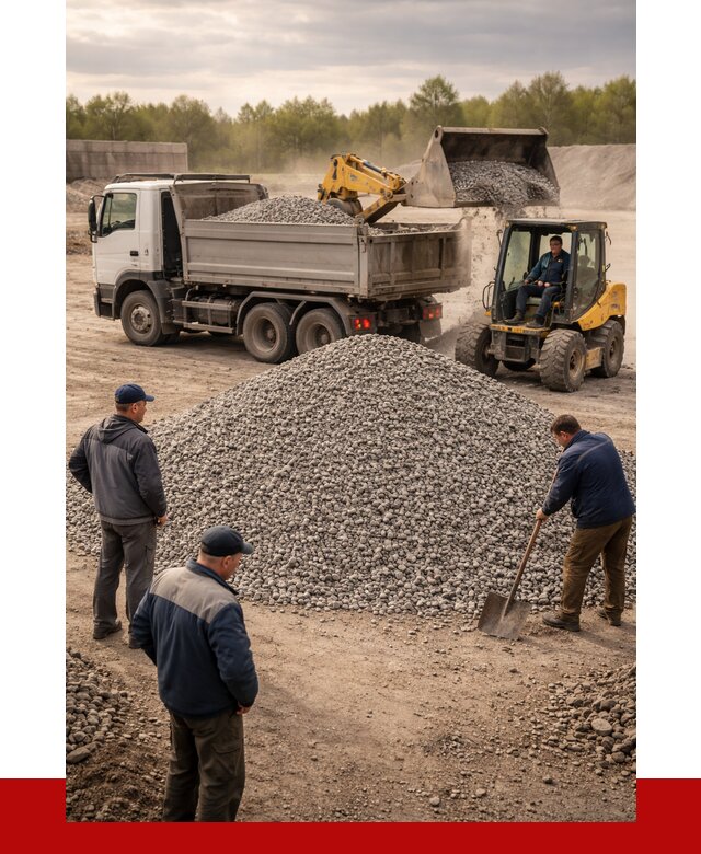 Гравийный щебень фракция 5-20 в Лыткарине от 2458 р. ПРОНЕРУДЛтк