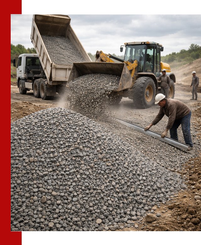 Гравийный щебень фракция 5-20 с доставкой в Лыткарине