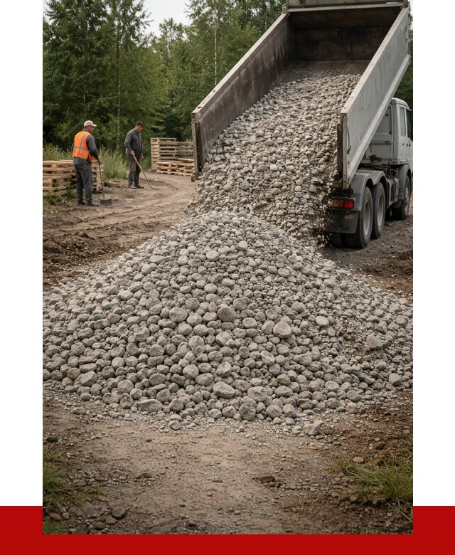 гравийный щебень фракция 70-120 в Лыткарине от 2510 р. ПРОНЕРУДЛтк