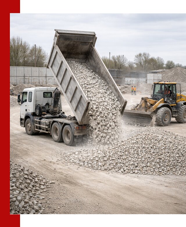 Доставка и продажа известнякового щебня в Лыткарине