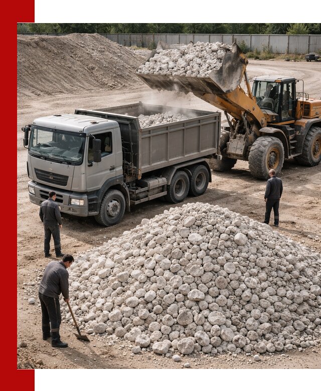 Известняковый щебень фракция 70–150 с доставкой в Лыткарине