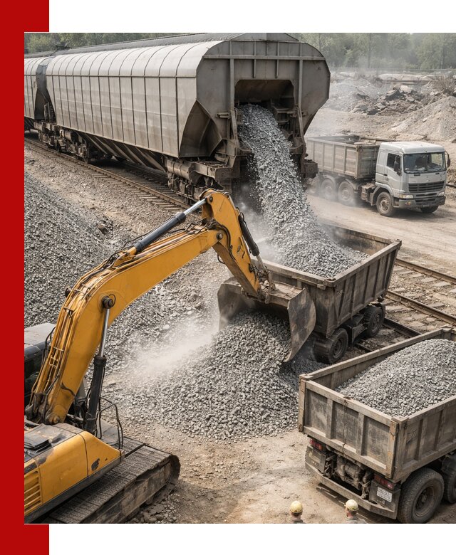 Доставка железнодорожного щебня в Лыткарине крупными партиями быстрого отгруза