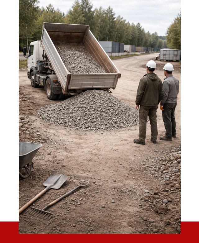 Бетонный щебень фракция 5-20 в Лыткарине от 3278 р., ПРОНЕРУДЛтк