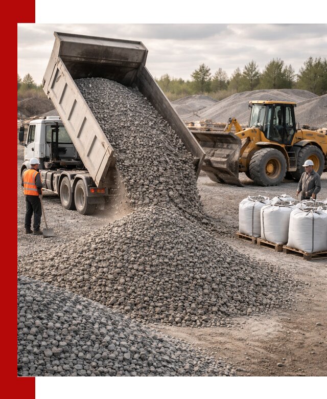 Бетонный щебень фракция 5–20 с доставкой в Лыткарине