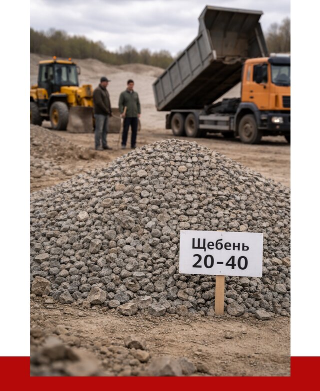 Бетонный щебень фракция 20-40 в Лыткарине от 2510 р. | ПРОНЕРУДЛтк