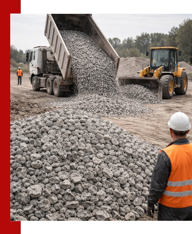 Доставка бетонного щебня фракции 20-40 в Лыткарине