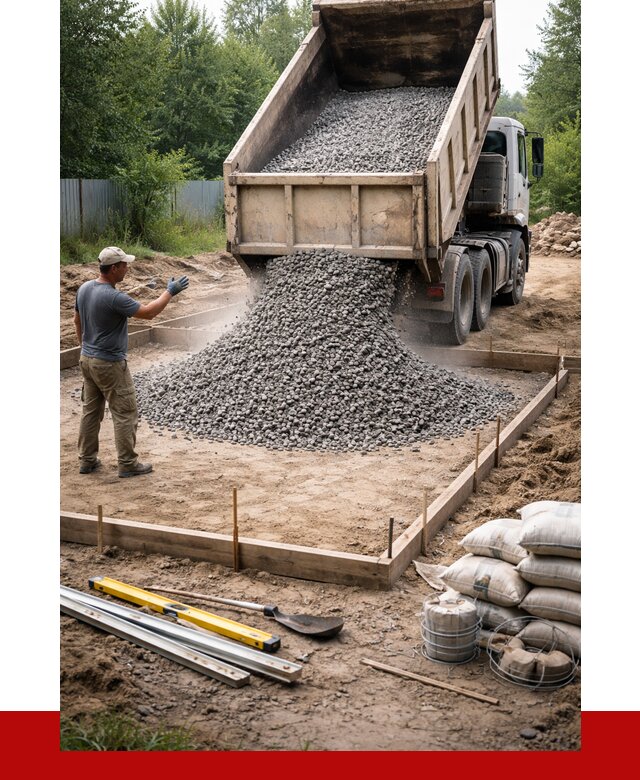 Купить щебень для фундамента в Лыткарине от 4609 р. | ПРОНЕРУДЛтк