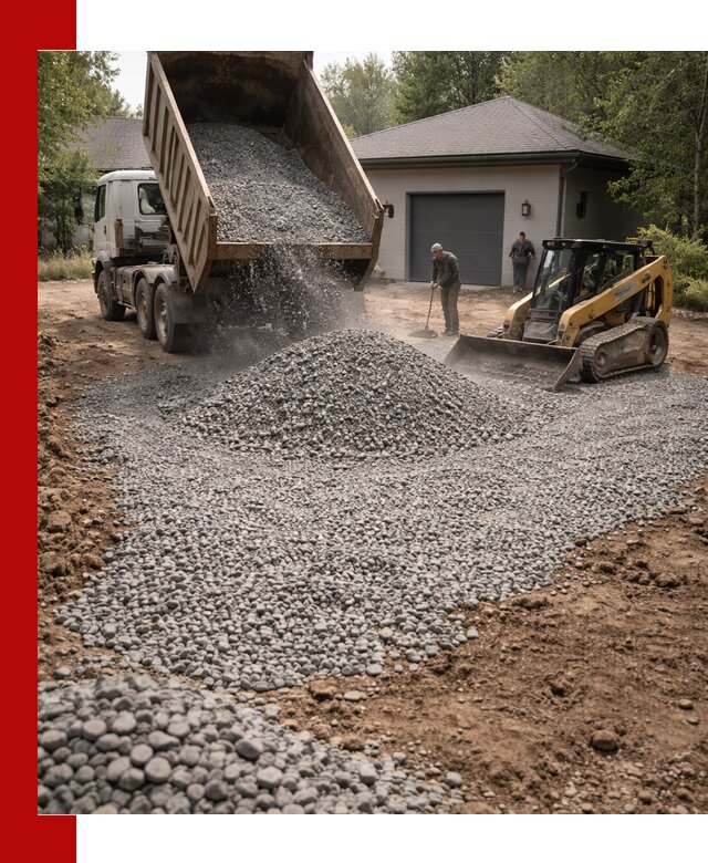 Щебень для парковки в Лыткарине: доставка и укладка качественного материала