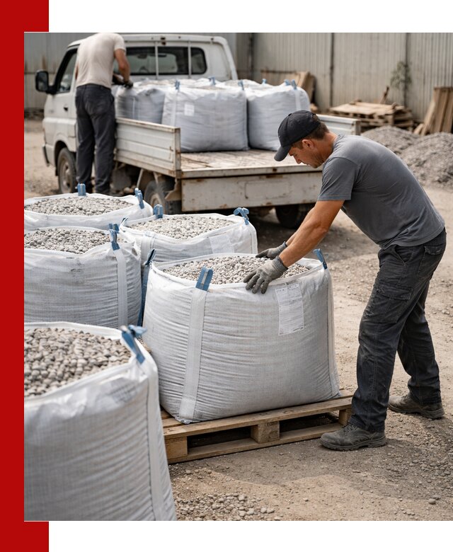 Доставка щебня в мешках по выгодным ценам в Лыткарине