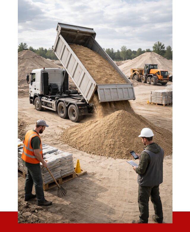 Карьерный песок с доставкой в Лыткарине от 3687 р. ПРОНЕРУДЛтк
