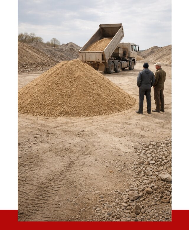 Карьерный песок крупнозернистый в Лыткарине от 8707 р | ПРОНЕРУДЛтк