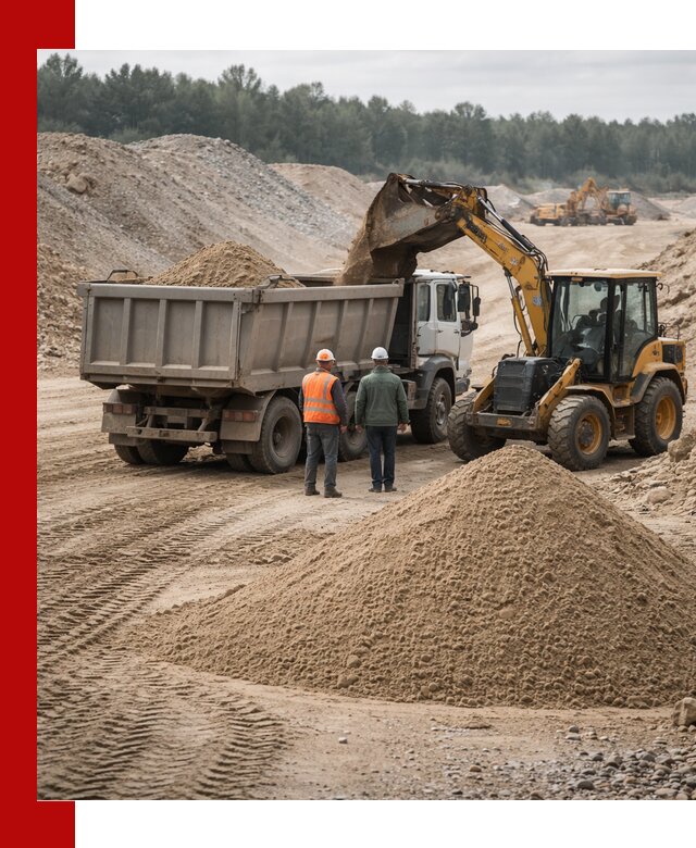 Карьерный среднезернистый песок с доставкой в Лыткарине