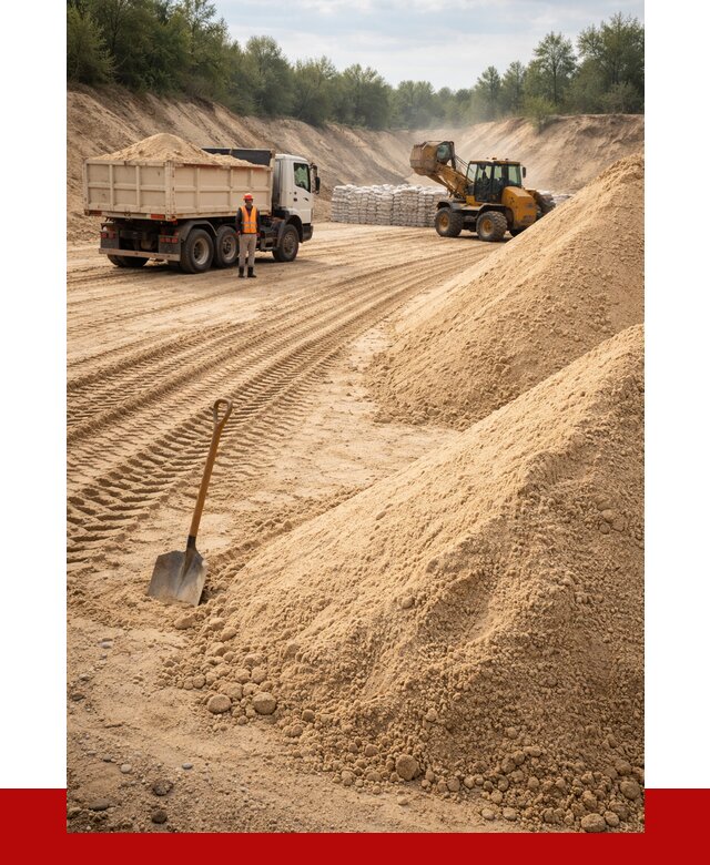 Карьерный песок мелкозернистый в Лыткарине от 9219 р. | ПРОНЕРУДЛтк