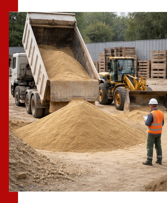 Доставка карьерного мелкозернистого песка в Лыткарине
