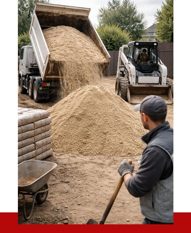 Мытый речной песок с доставкой в Лыткарине от 1485 р. | ПРОНЕРУДЛтк