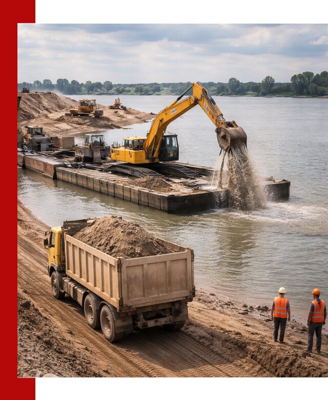 Намывной песок с доставкой в Лыткарине оптом и в розницу