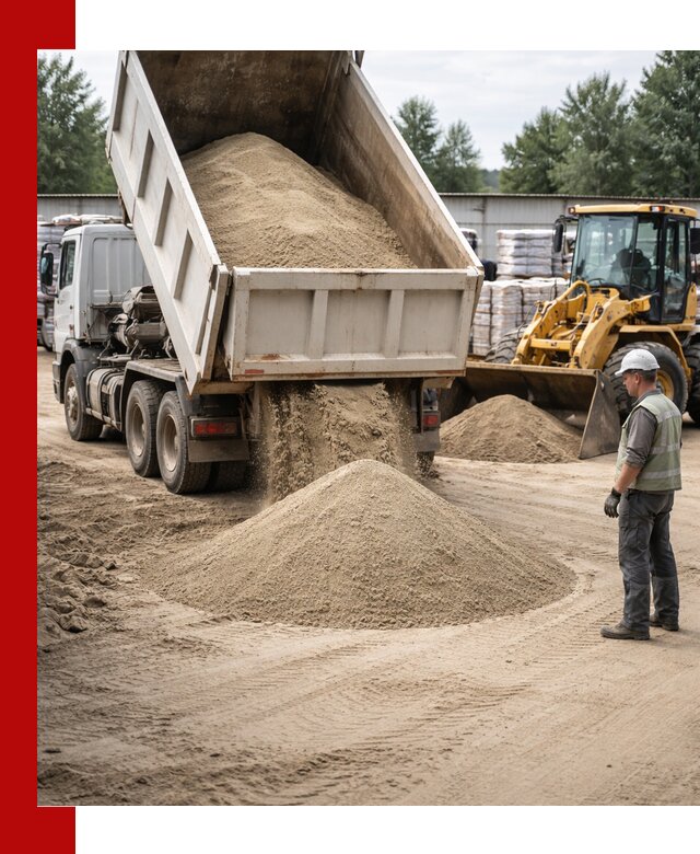 Поставка и доставка песка для бетона в Лыткарине