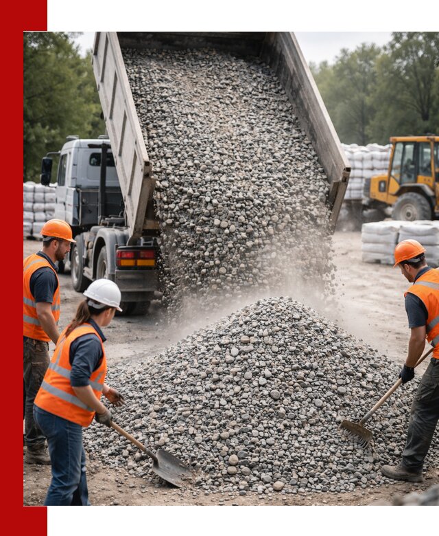 Доставка гравия и камня в Лыткарине оптом и в розницу