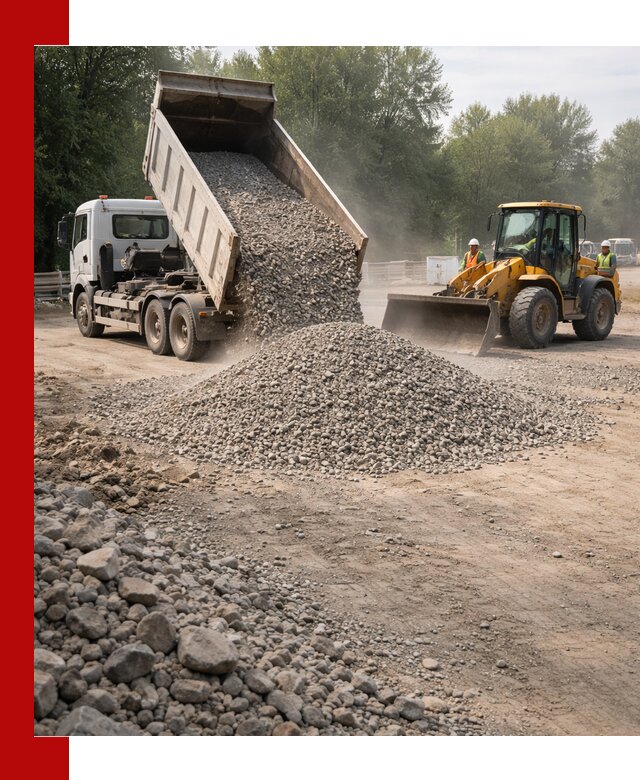 Гравий фракция 5–20 доставка в Лыткарине оптом и в розницу