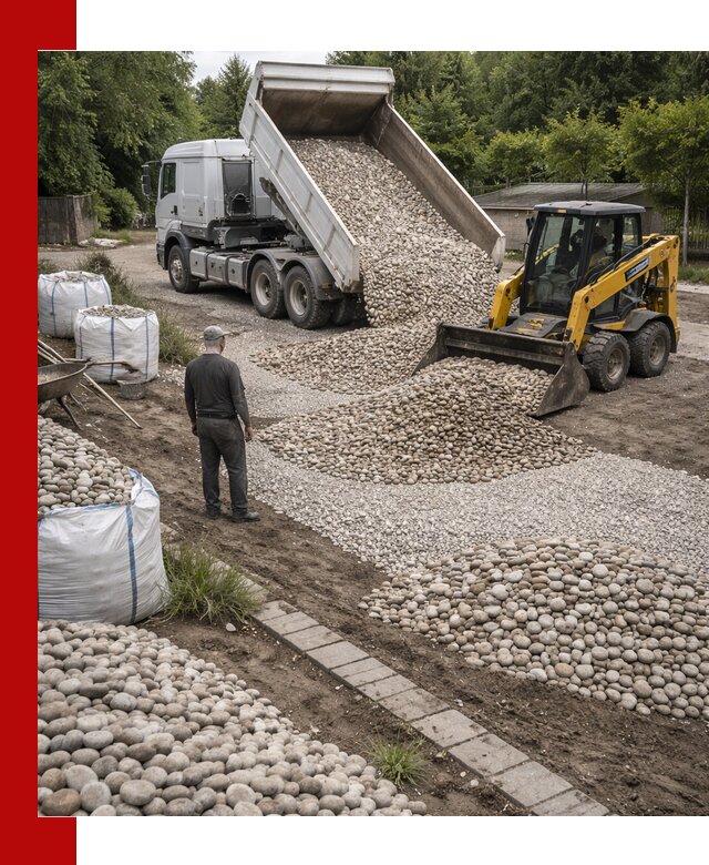 Доставка морской гальки оптом и в розницу в Лыткарине