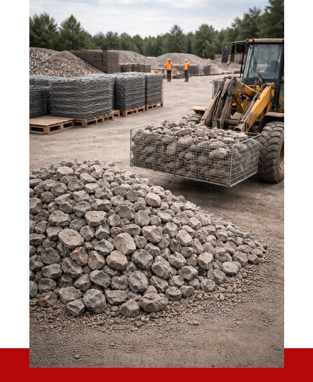 Камень для габионов фракция 70-150 в Лыткарине от 4302 р. | ПРОНЕРУДЛтк