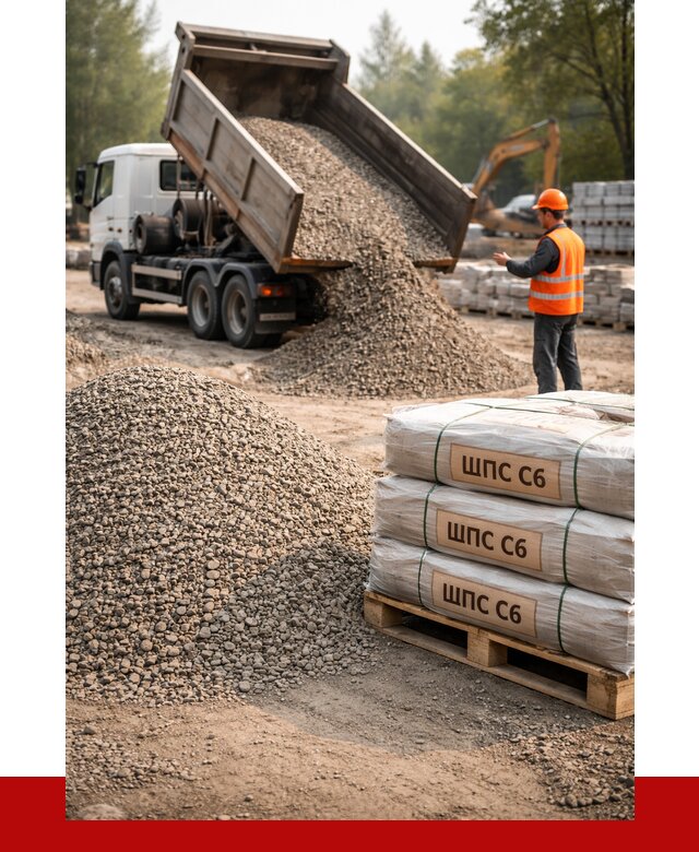 ЩПС С6 в Лыткарине с доставкой от 2253 р. за куб | ПРОНЕРУДЛтк