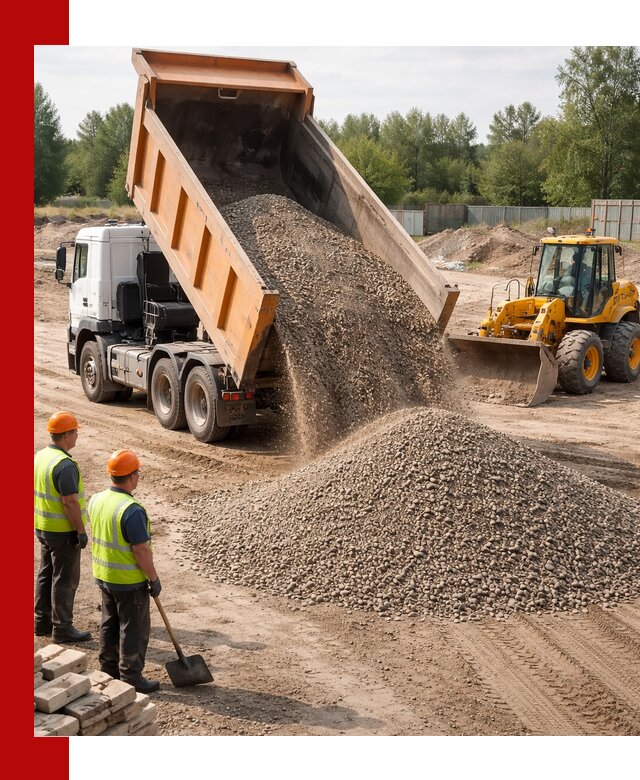 Доставка щебёночно-песчаной смеси ЩПС С7 в Лыткарине