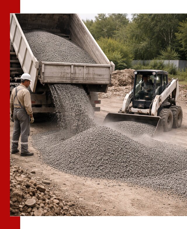 Доставка гравийного отсева 0-5 в Лыткарине оптом и в розницу