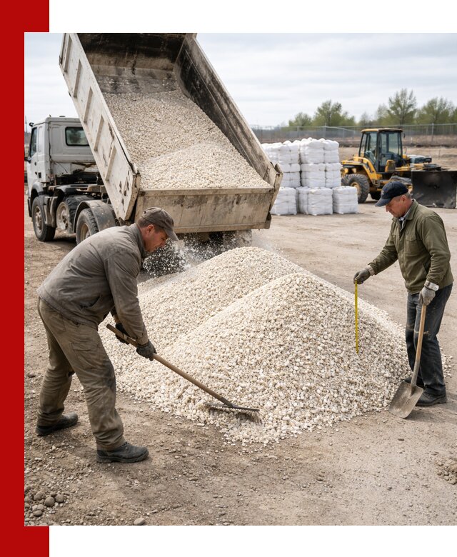 Мраморная крошка с доставкой и разгрузкой в Лыткарине