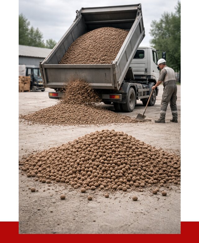 Керамзит с доставкой в Лыткарине от 4302 р. за м3 | ПРОНЕРУДЛтк