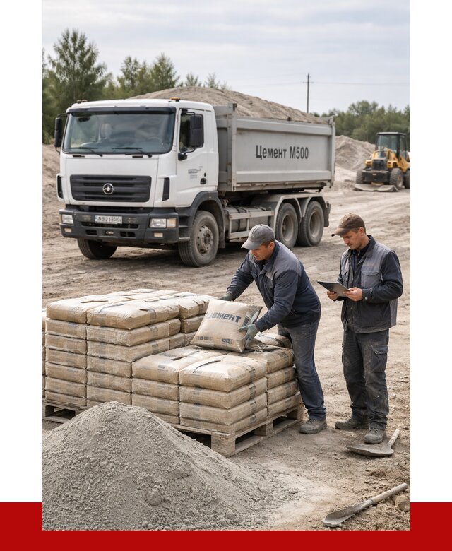 Купить цемент м500 с доставкой в Лыткарине от 5326 р. | ПРОНЕРУДЛтк