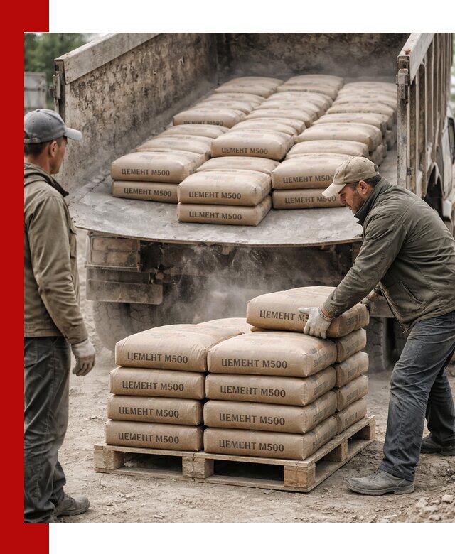 Цемент М500 с доставкой самосвалом в Лыткарине