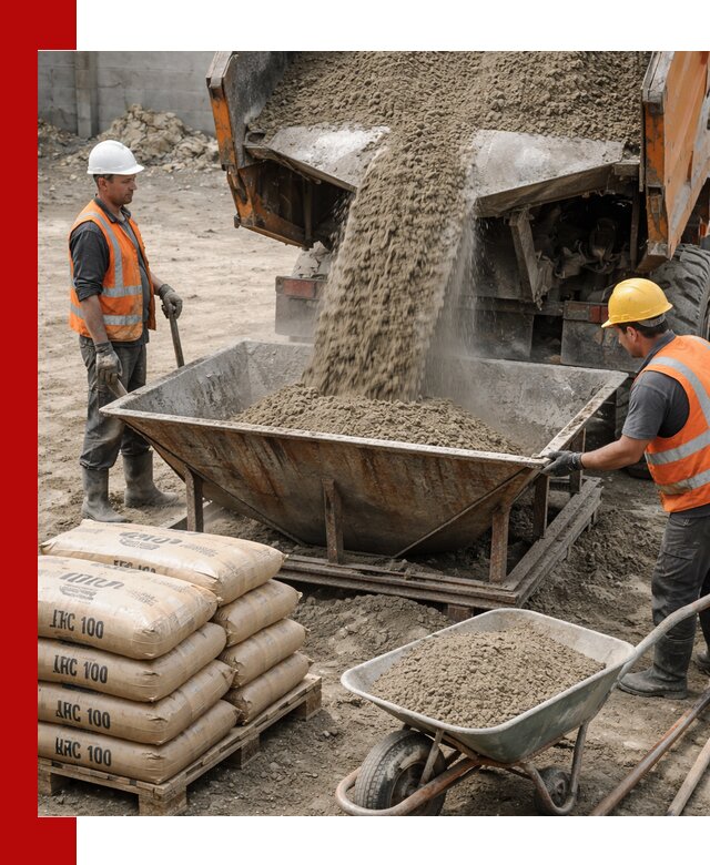 Доставка цементно-песчаной смеси М100 в Лыткарине