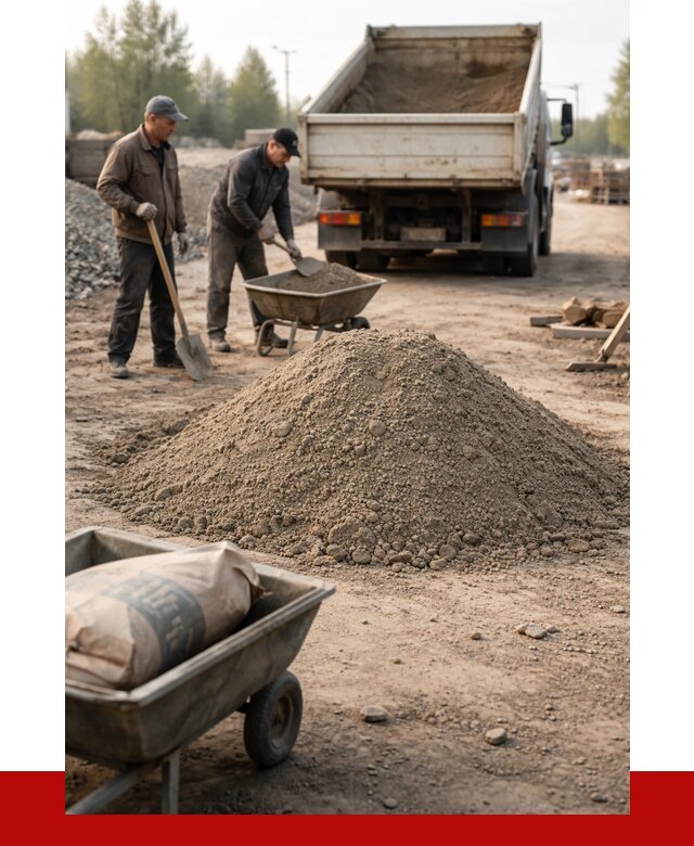 Цементно-песчаная смесь М150 в Лыткарине от 4814 р. | ПРОНЕРУДЛтк