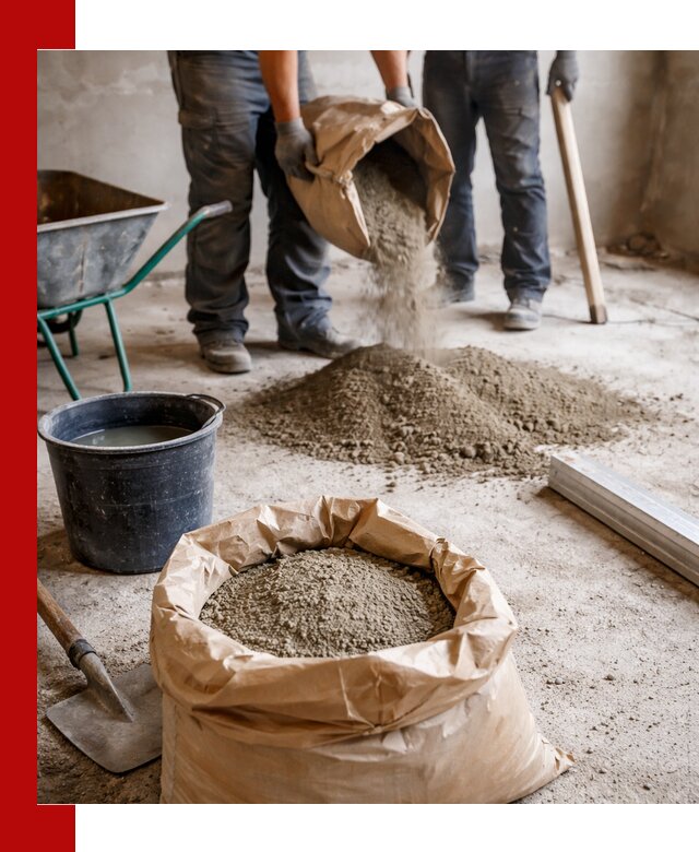 Доставка сухой смеси для стяжки в Лыткарине