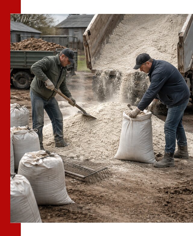 Доставка извести пушонки в Лыткарине оптом и мелким оптом