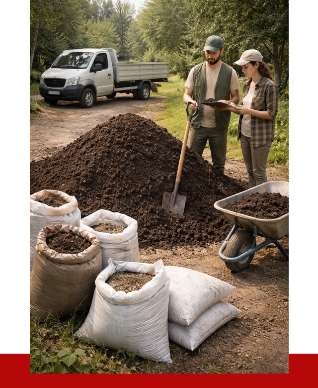 Купить грунт с доставкой в Лыткарине от 4609 р. за м3 | ПРОНЕРУДЛтк