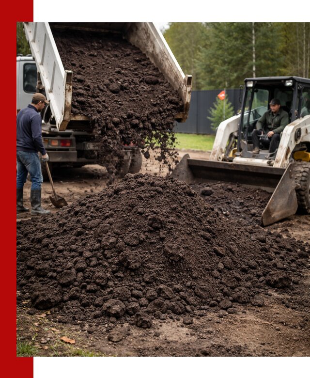 Плодородный грунт с доставкой в Лыткарине для садов и огородов