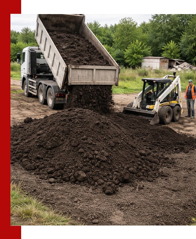 Поставка плодородной земли с доставкой самосвалом в Лыткарине