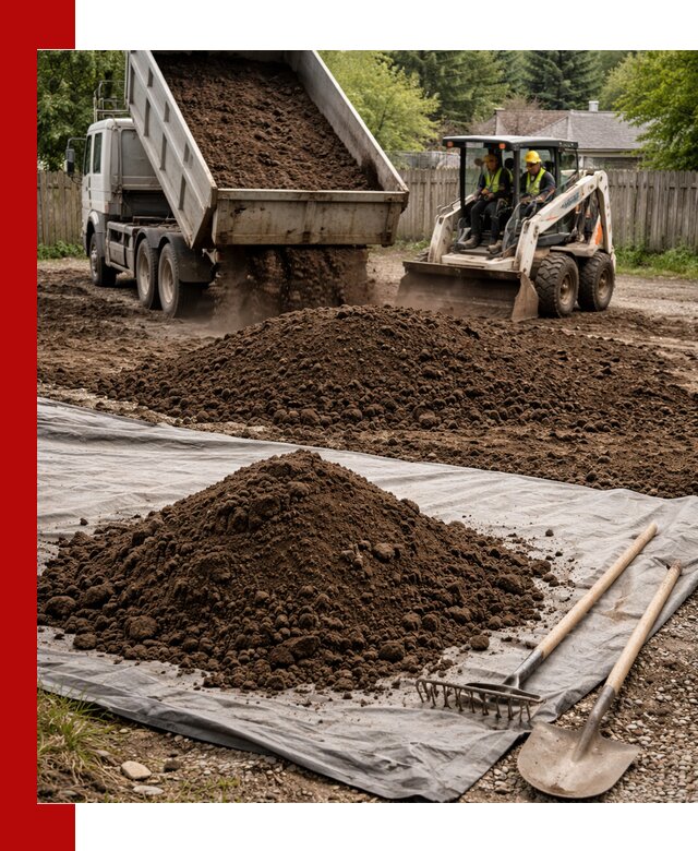 Грунт для отсыпки участка с доставкой в Лыткарине