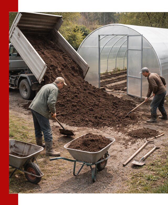 Грунт для теплицы с доставкой в Лыткарине — плодородный субстрат под растения