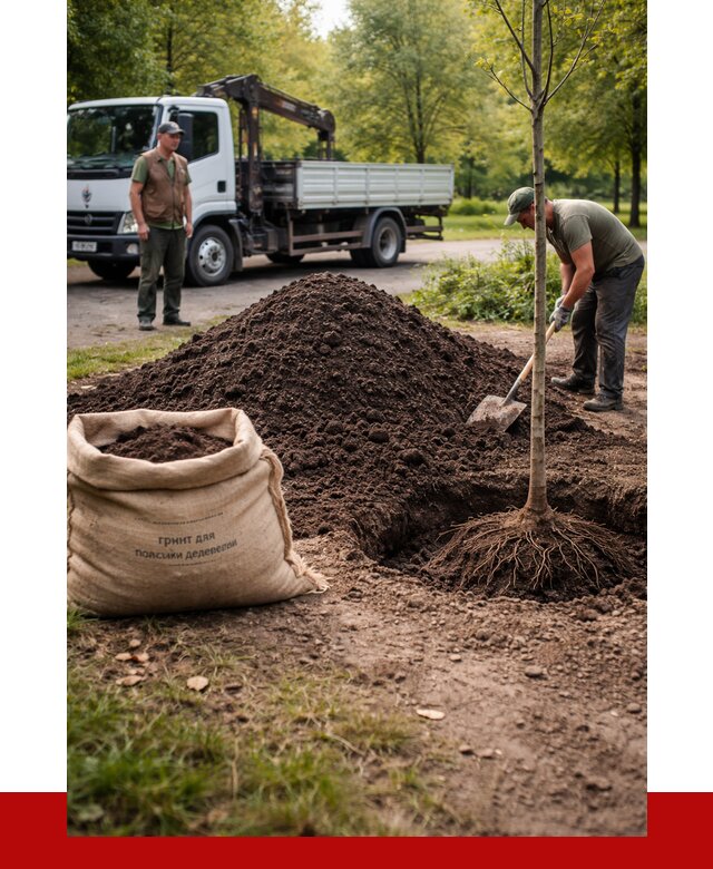 Грунт для посадки деревьев в Лыткарине от 1229 р. | ПРОНЕРУДЛтк