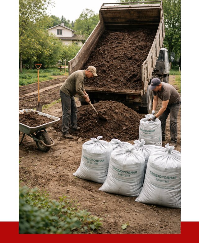 Плодородная смесь в Лыткарине от 4302 р./куб с доставкой | ПРОНЕРУДЛтк