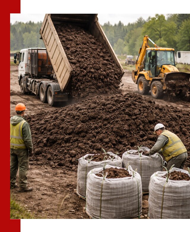 Доставка нейтрального торфа в Лыткарине оптом и в розницу