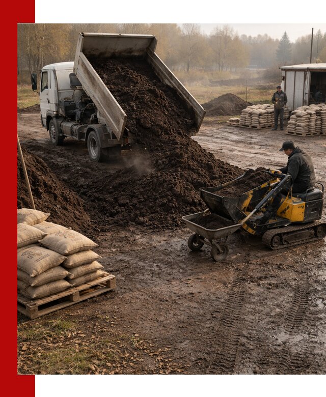 Кислый торф в доставке по выгодным ценам в Лыткарине