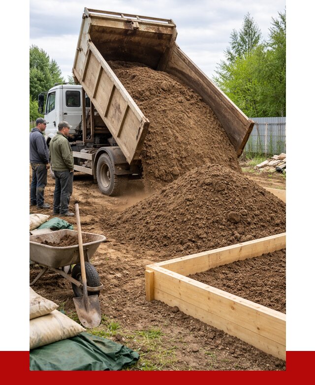 Торфо песчаная смесь в Лыткарине с доставкой от 1895 р. | ПРОНЕРУДЛтк