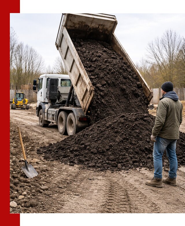 Доставка чернозема навалом в Лыткарине быстро и выгодно